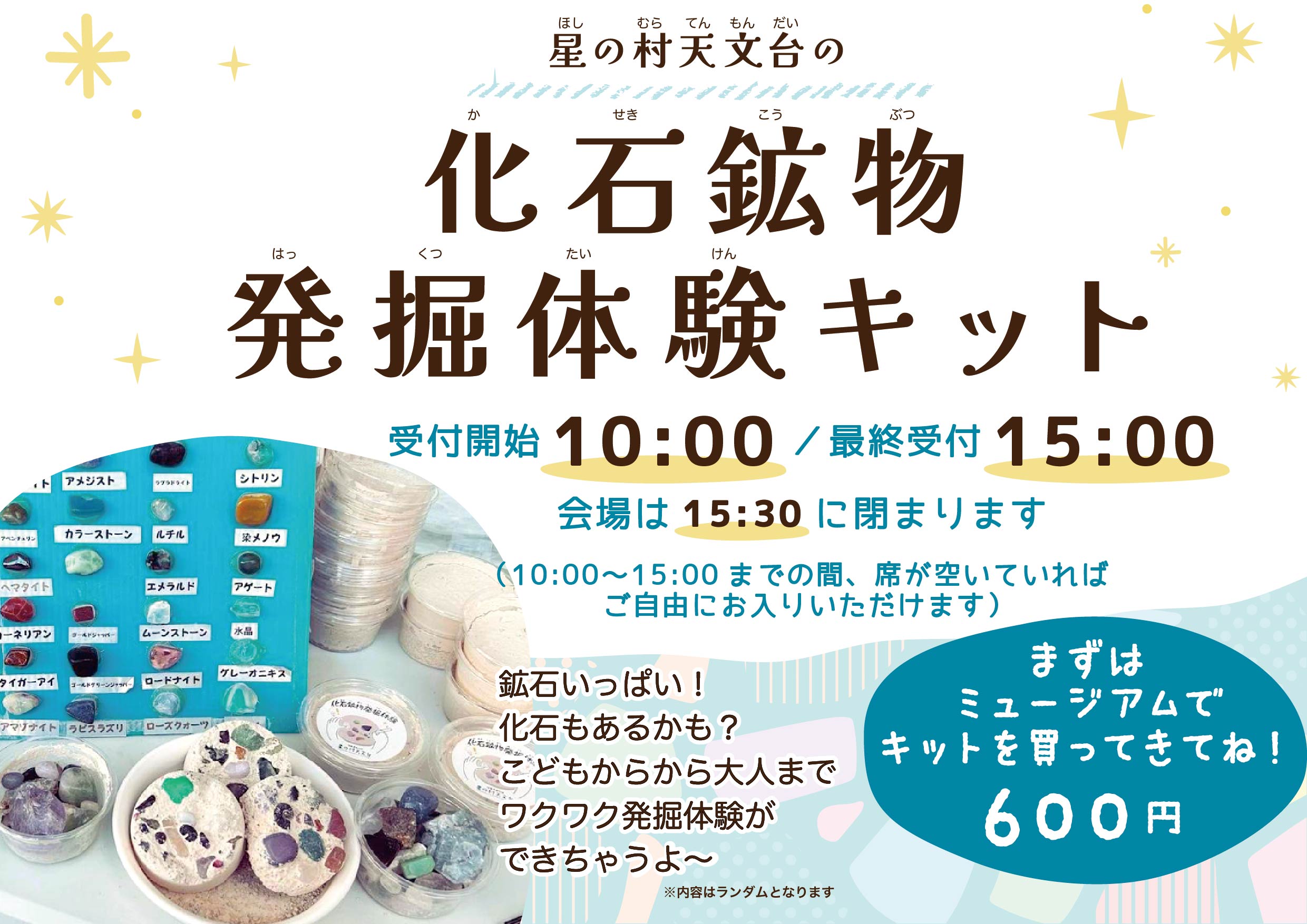 化石鉱物発掘体験キット